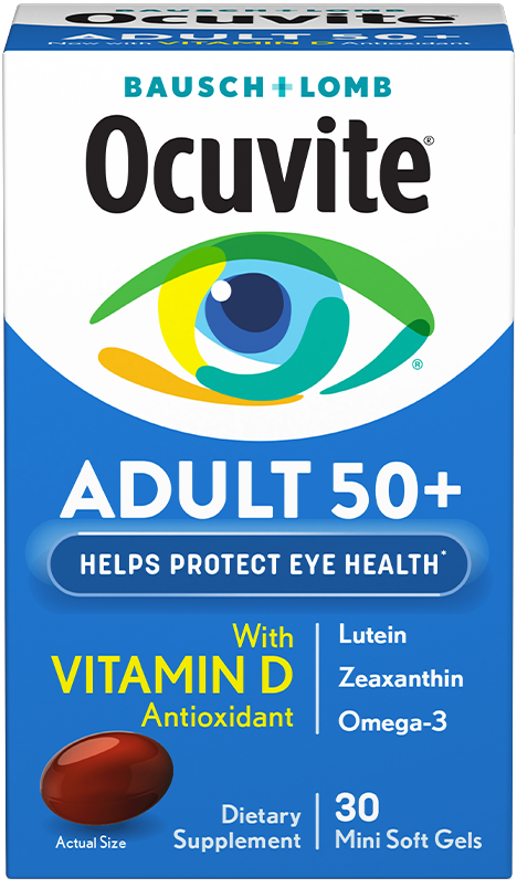 Ocuvite adult 50+ product package
