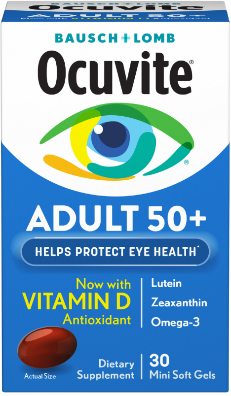 Ocuvite adult 50+ product package